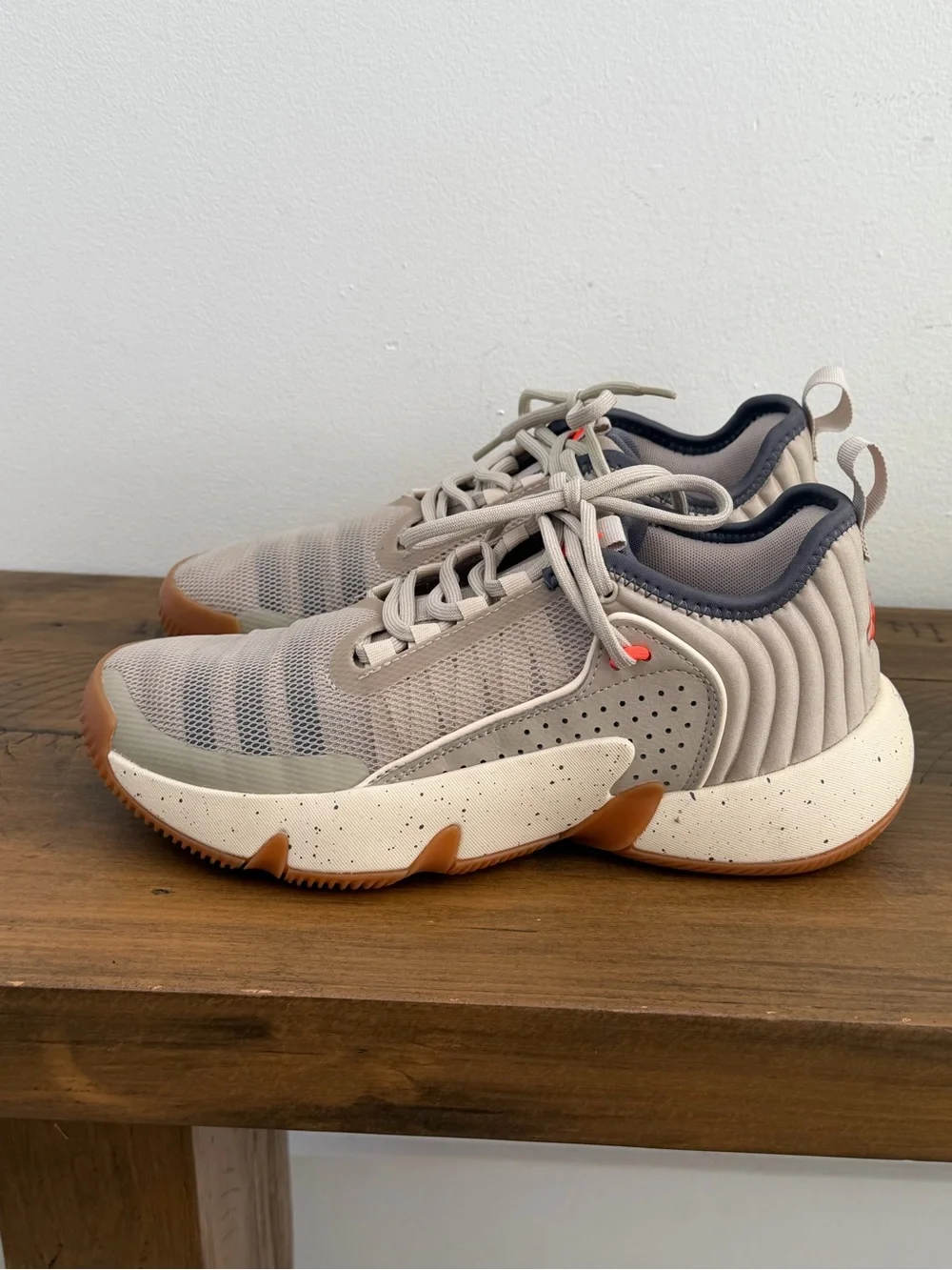 adidas Kids Beige Grey and Gum Sneakers